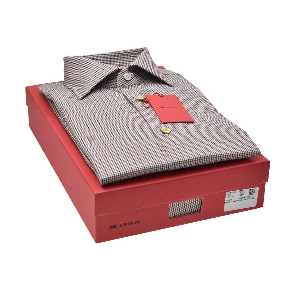 KITON Multicolor Cotton Shirt