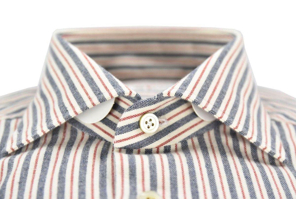 KITON Multicolor Cotton Shirt