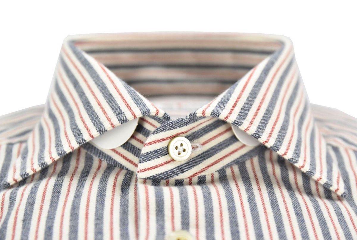 KITON Multicolor Cotton Shirt