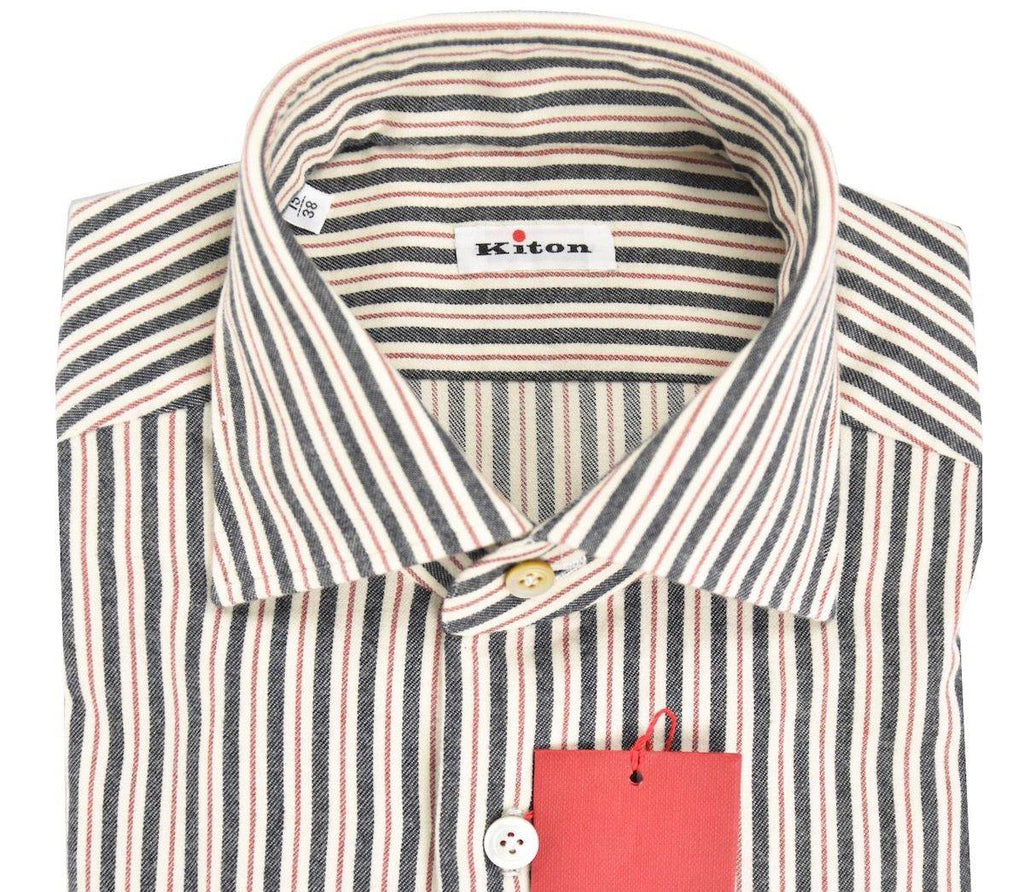 Kiton KITON Multicolor Cotton Shirt Multicolor 001