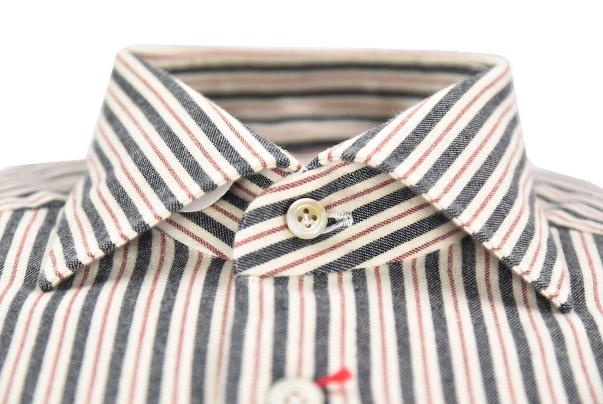 KITON Multicolor Cotton Shirt