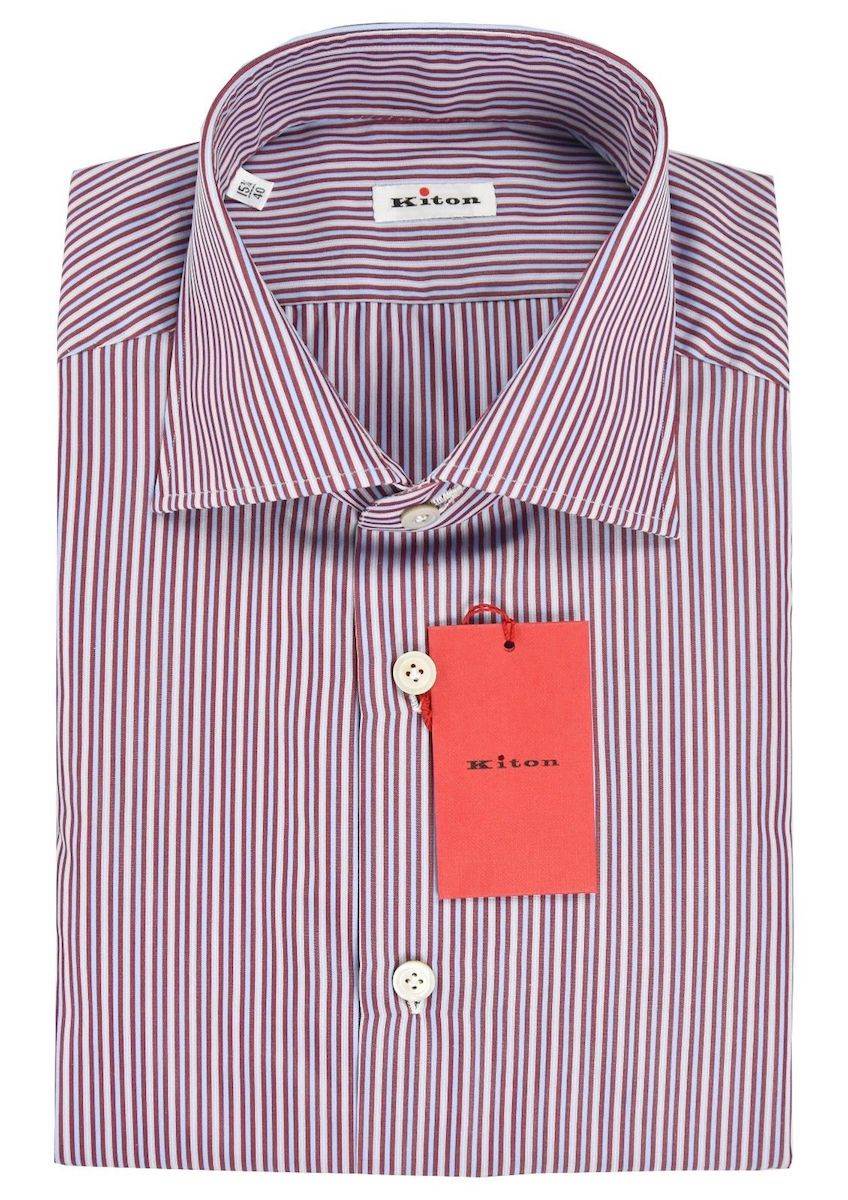 KITON Multicolor Cotton Shirt
