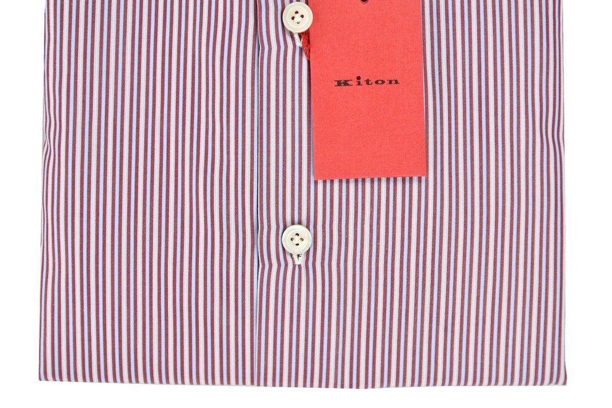 KITON Multicolor Cotton Shirt