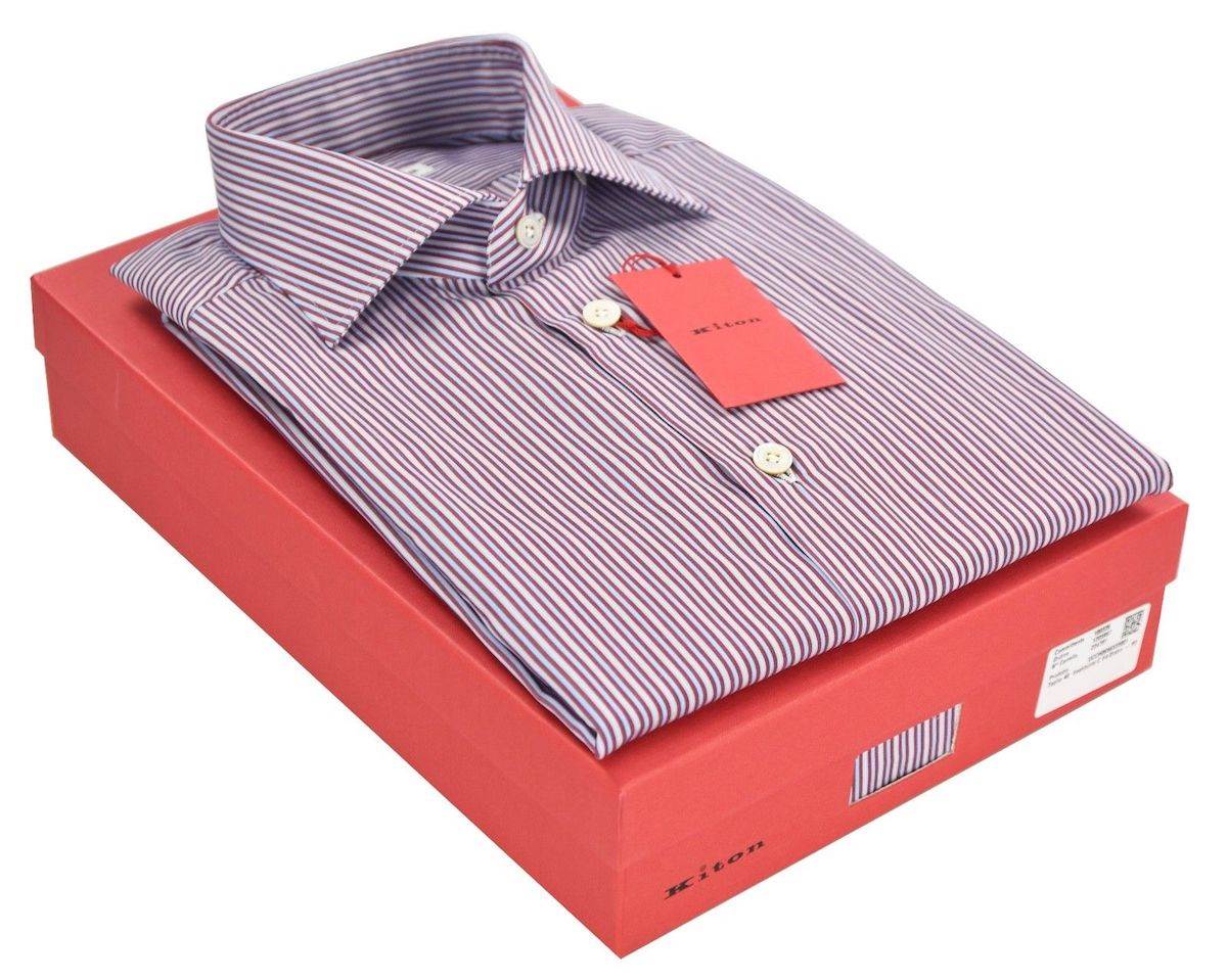 KITON Multicolor Cotton Shirt