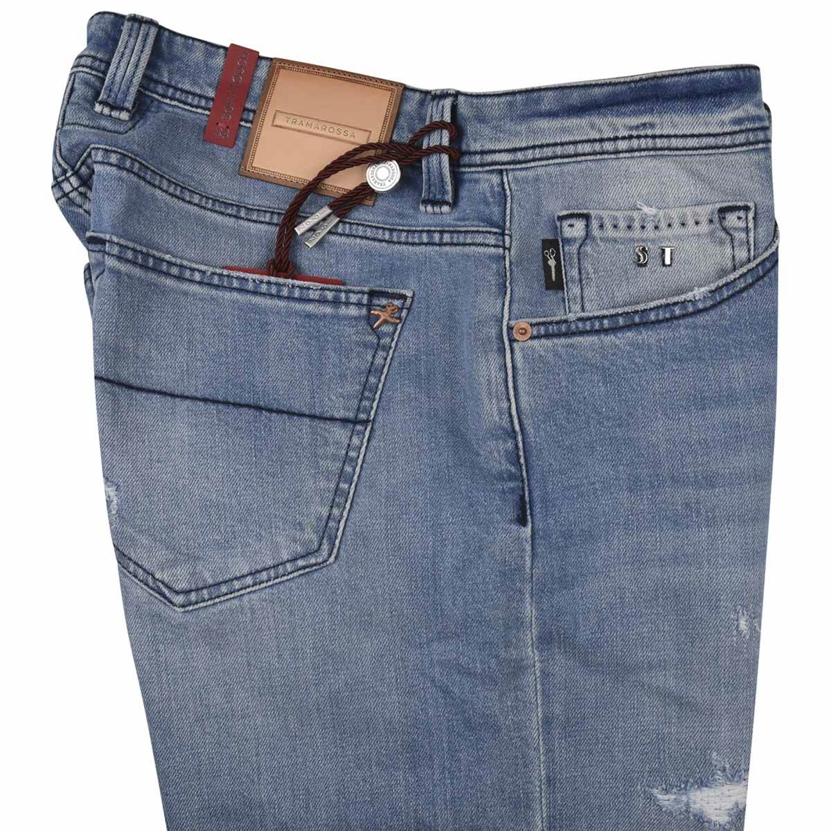 Tramarossa Blue Cotton Ea Jeans