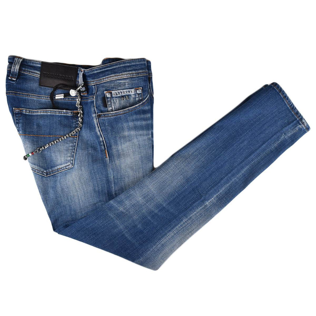 Sartoria Tramarossa Tramarossa Blue Cotton Ea Jeans Blue 000