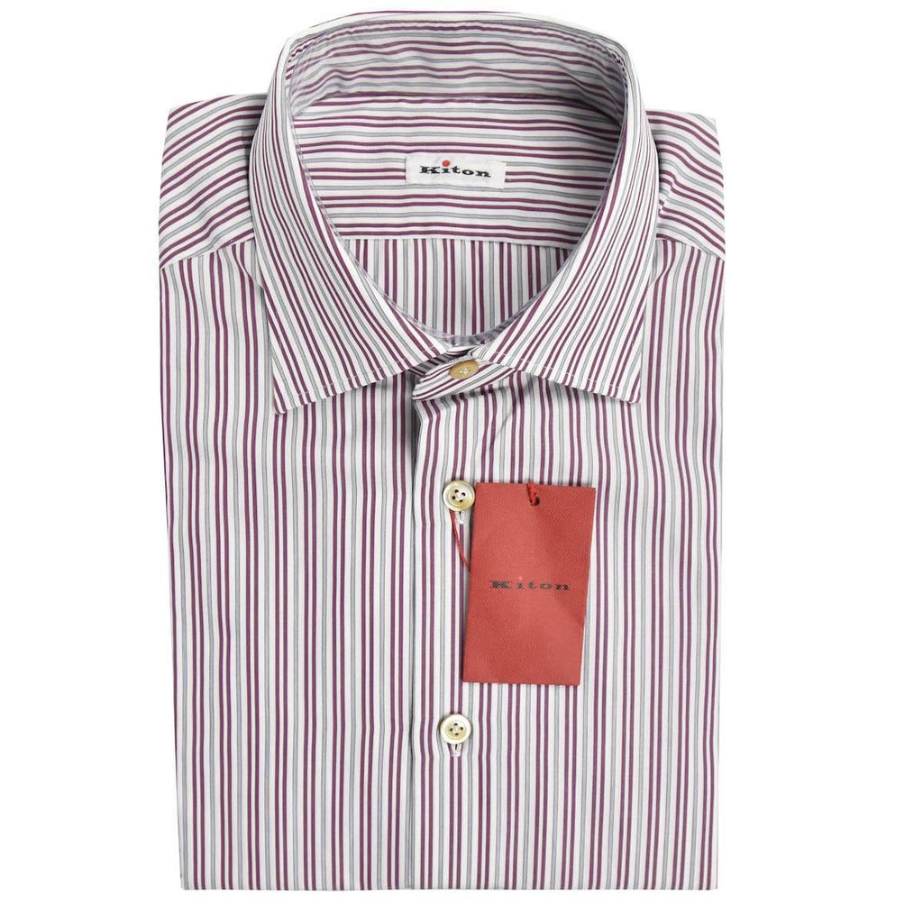 KITON Multicolor Cotton Shirt