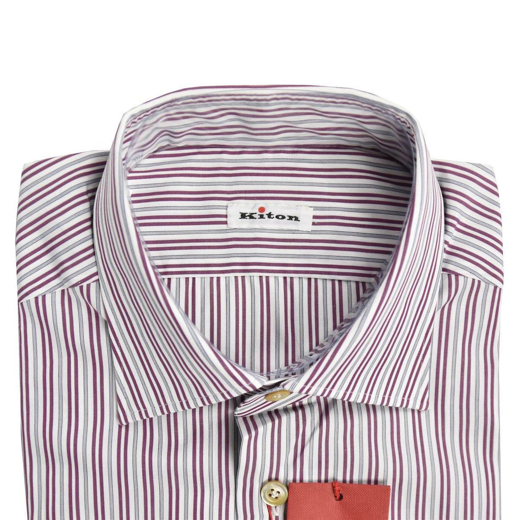 KITON Multicolor Cotton Shirt