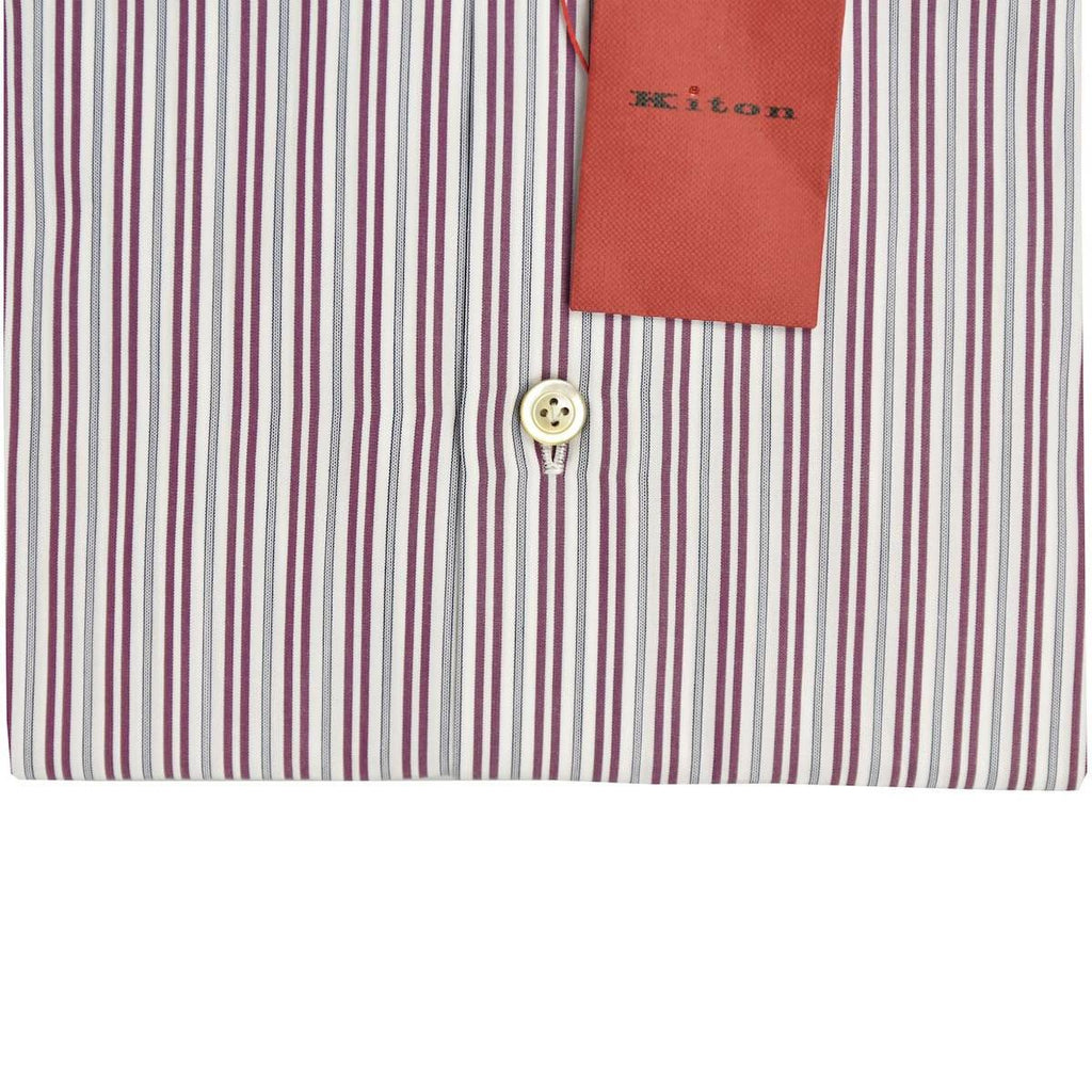 KITON Multicolor Cotton Shirt