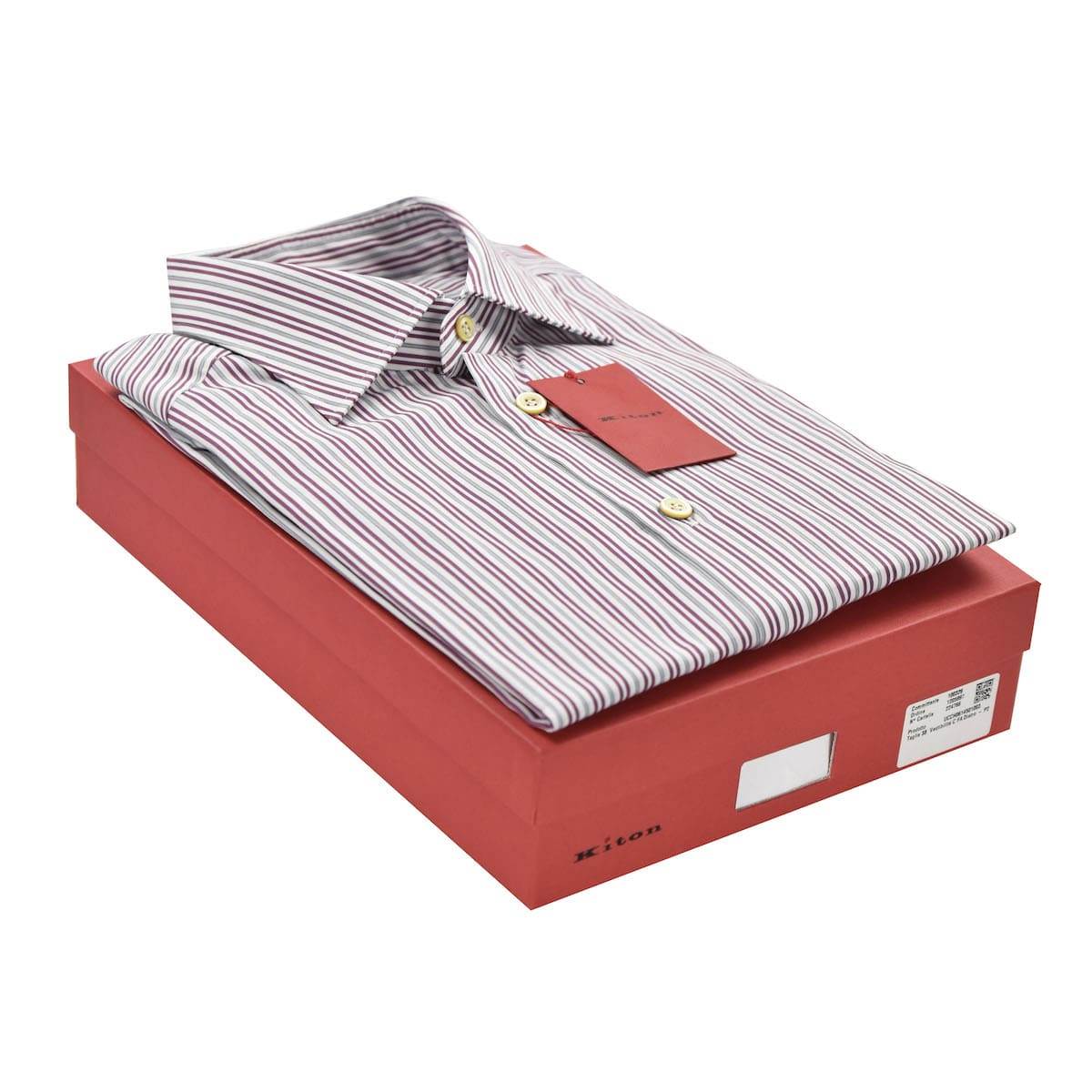 KITON Multicolor Cotton Shirt