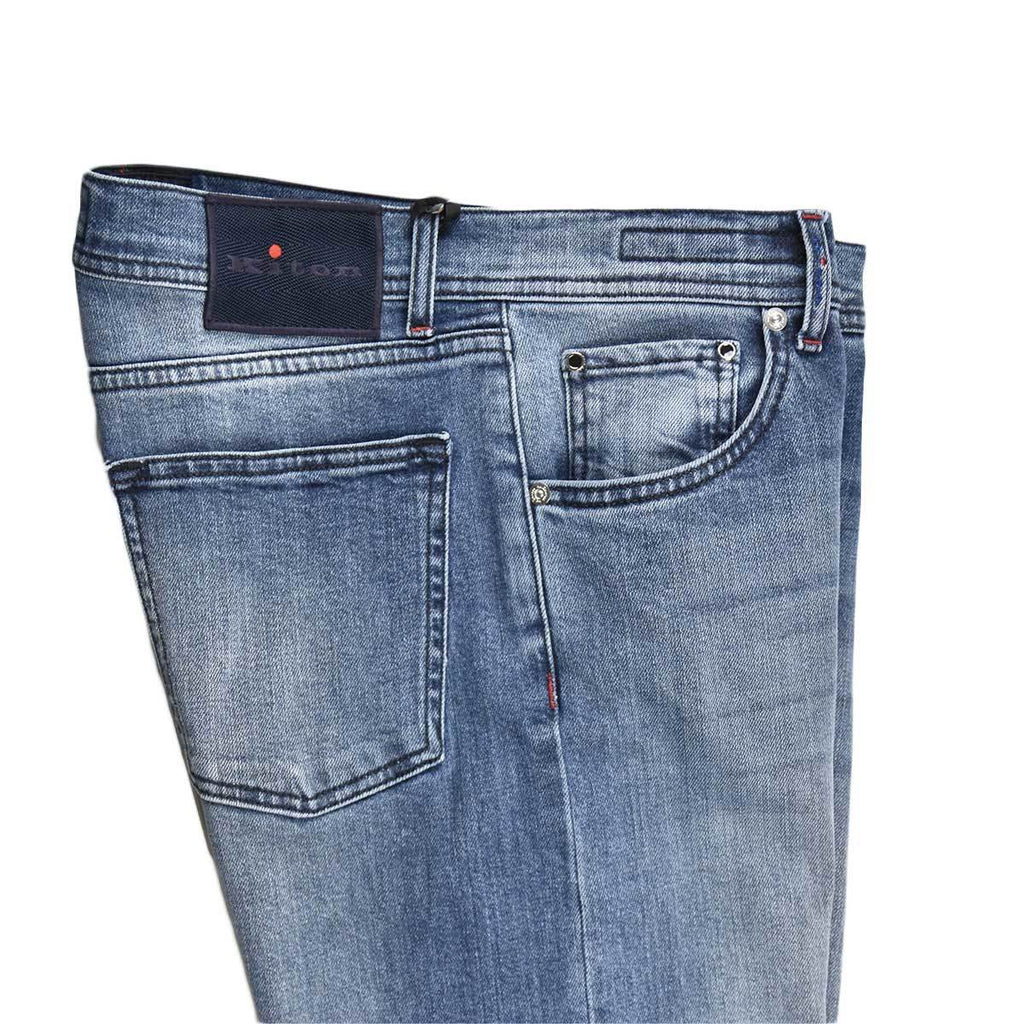 KITON Blue Cotton Ea Jeans UPNJS