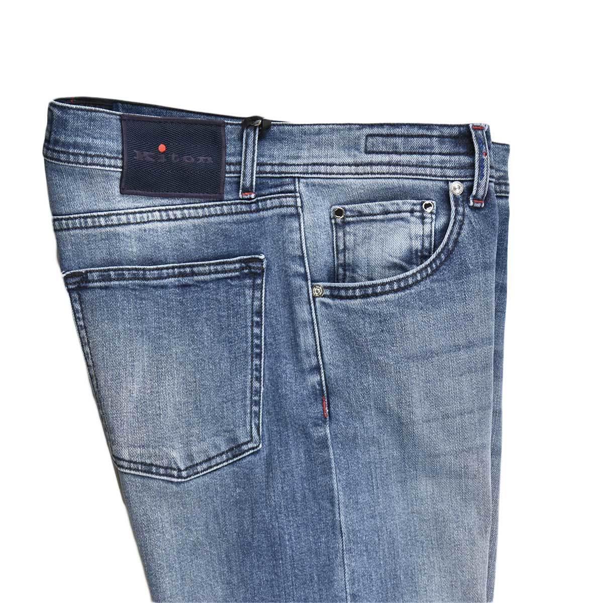 KITON Blue Cotton Ea Jeans UPNJS