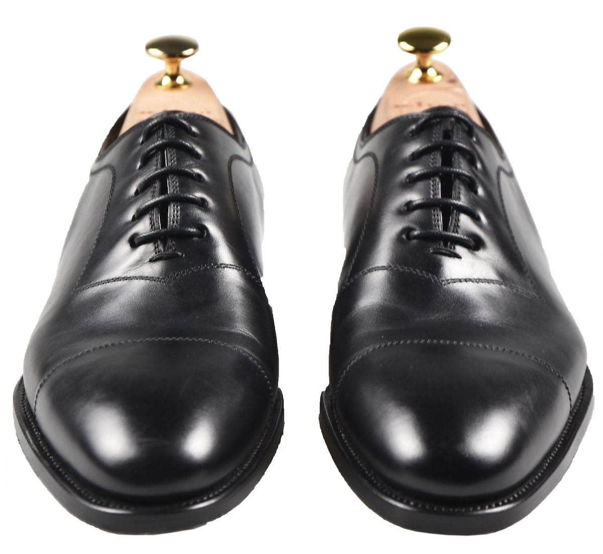 Kiton KITON Black Leather Shoes Black 001