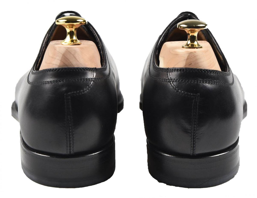 KITON Black Leather Shoes