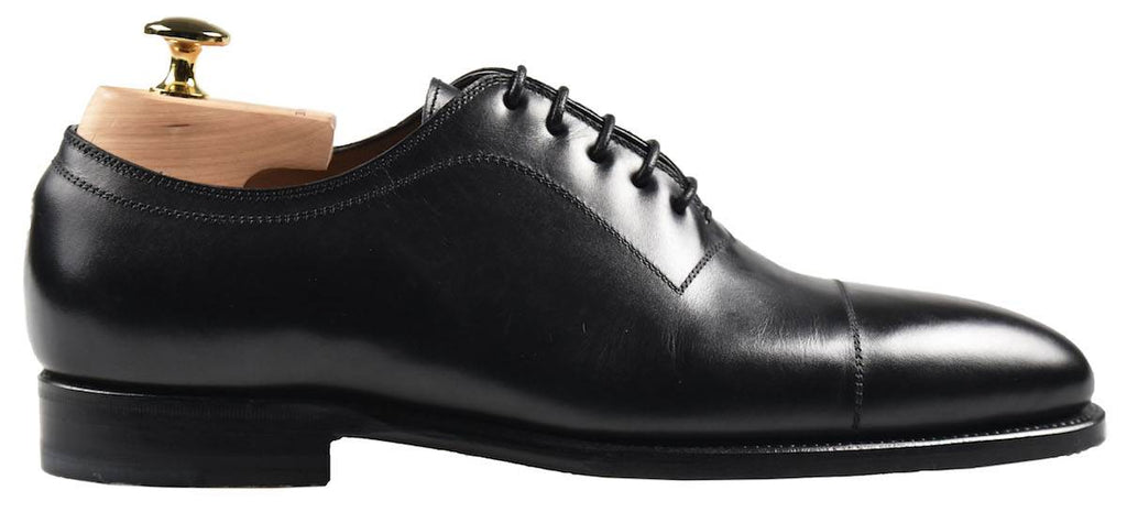 KITON Black Leather Shoes