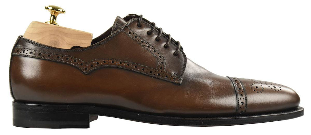 KITON Brown Leather Shoes