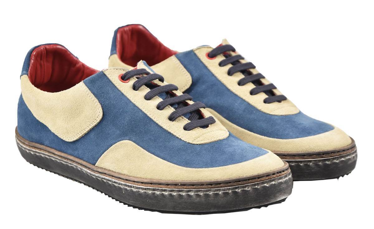Kiton KITON Multicolor Leather Suede Shoes Multicolor 000