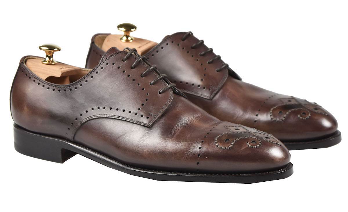 Kiton KITON Brown Leather Shoes Brown 000