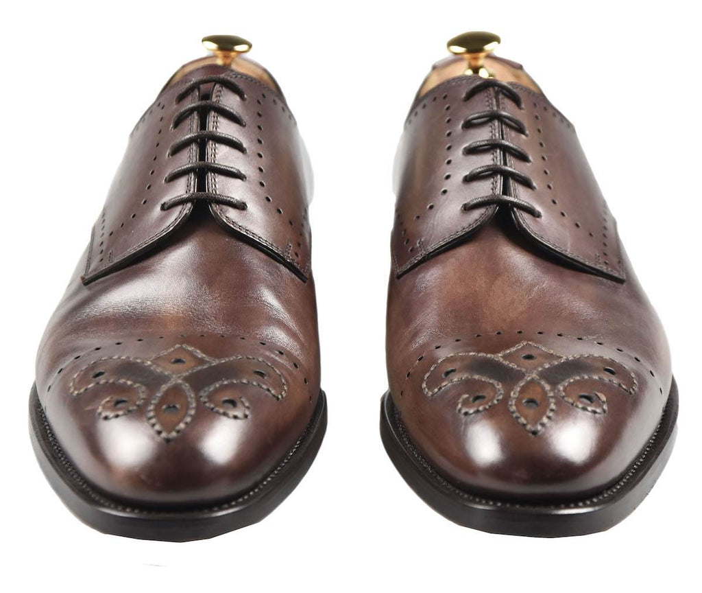 Kiton KITON Brown Leather Shoes Brown 001