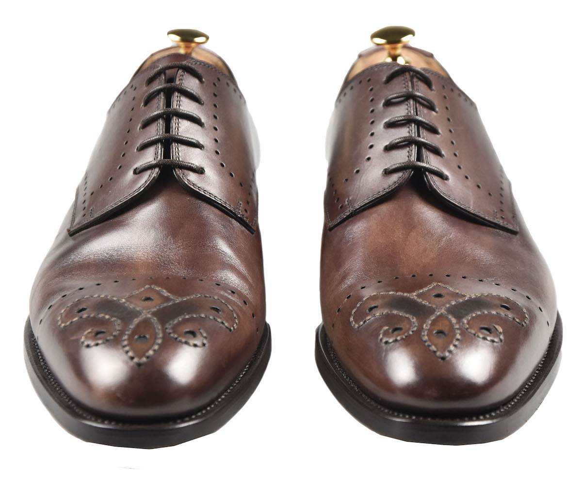 Kiton KITON Brown Leather Shoes Brown 001