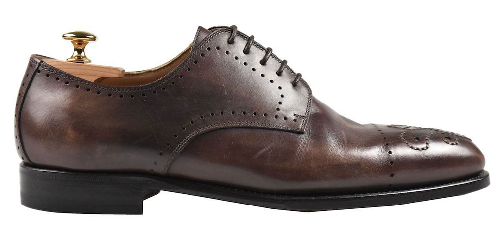 KITON Brown Leather Shoes