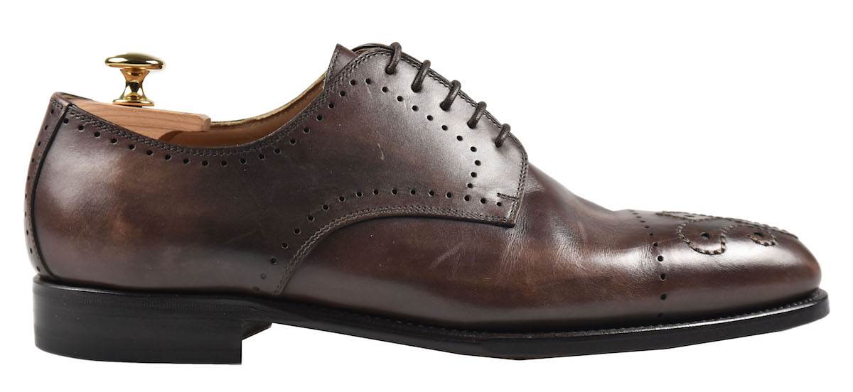 KITON Brown Leather Shoes