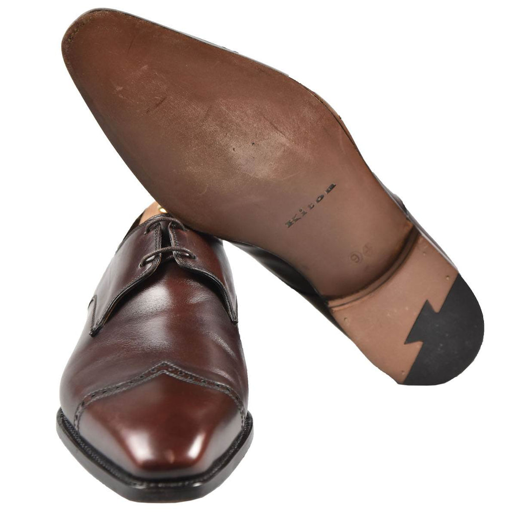 KITON Brown Leather Shoes