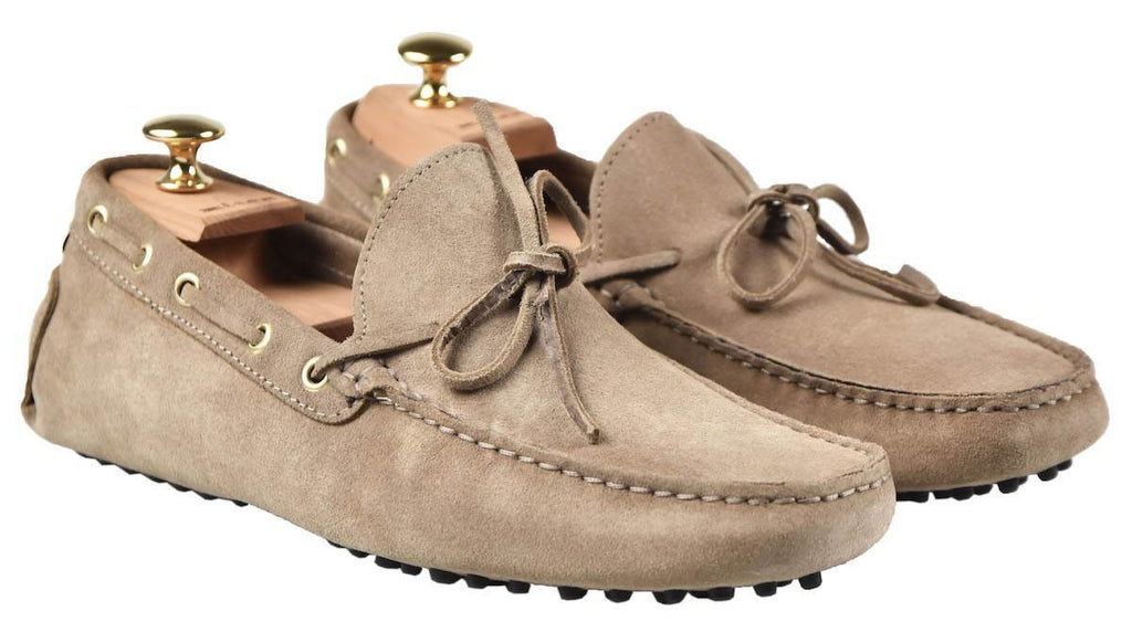 Kiton KITON Brown Leather Suede Shoes Brown 000