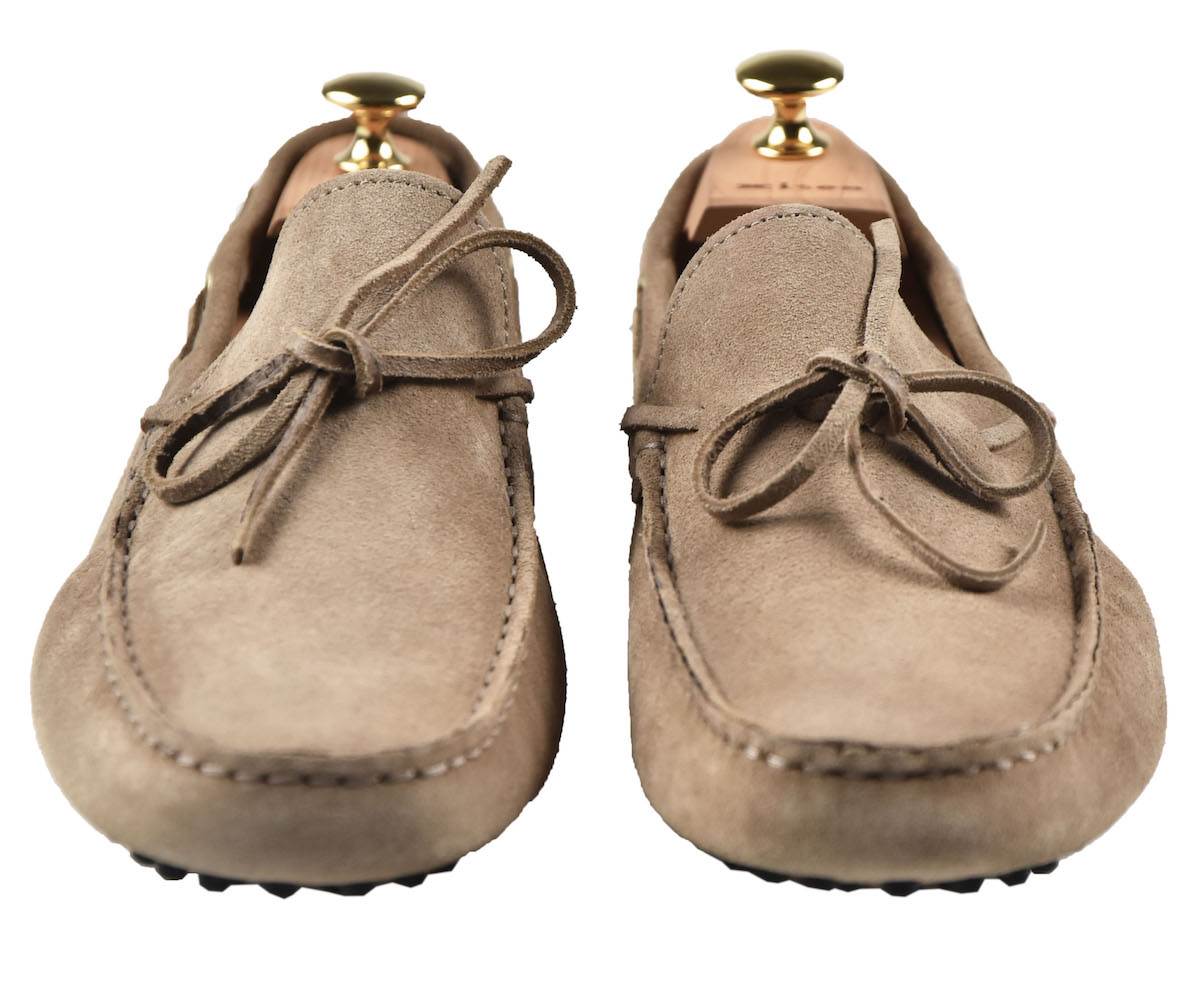 Kiton KITON Brown Leather Suede Shoes Brown 001
