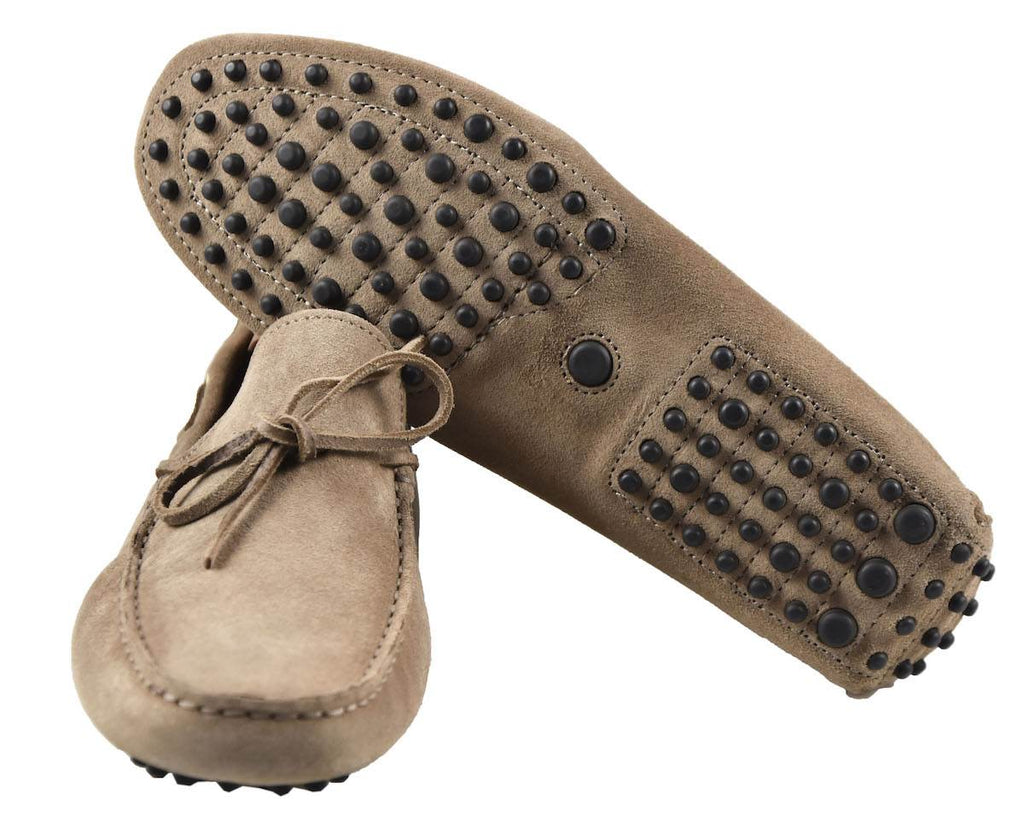 KITON Brown Leather Suede Shoes