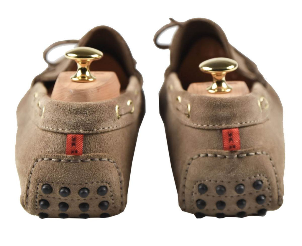 KITON Brown Leather Suede Shoes