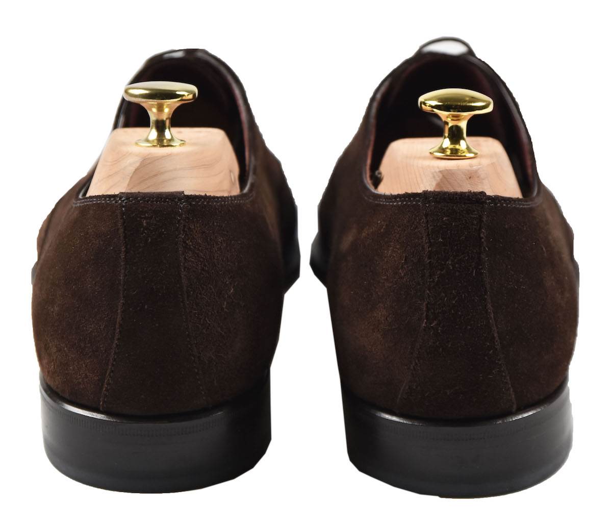 KITON Brown Leather Suede Shoes