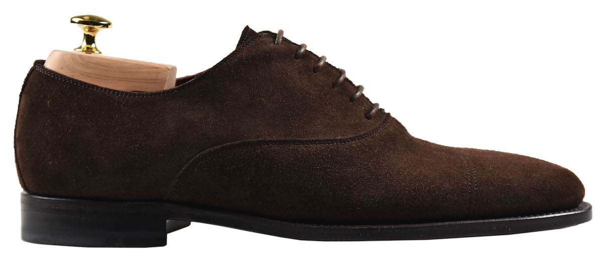 KITON Brown Leather Suede Shoes