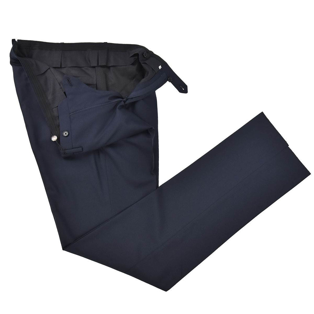 KITON Blue Wool Dress Pants