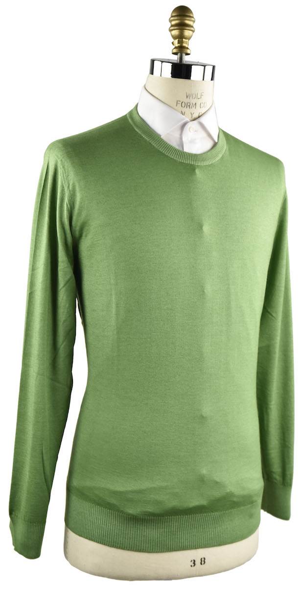 Kiton Kiton sweater crewneck Green 001