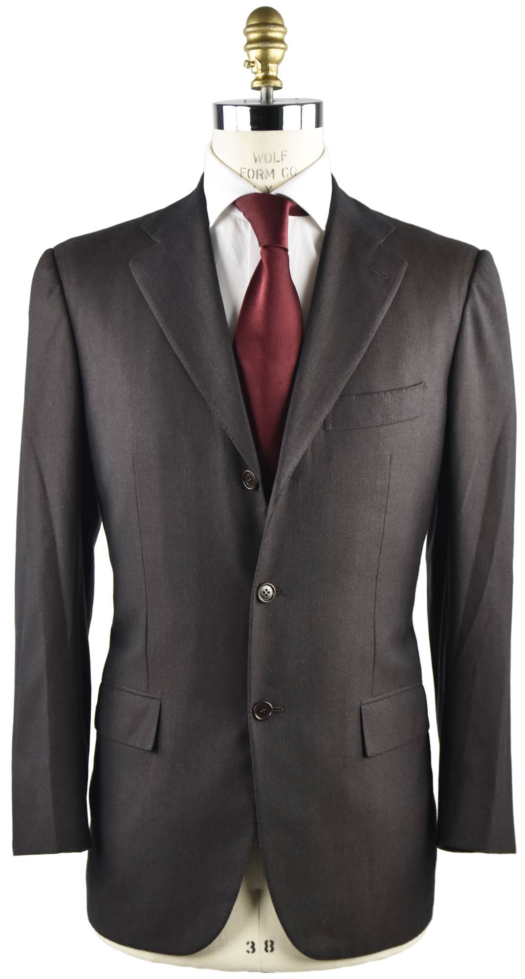Kiton KITON Brown Wool 14 Micron Suit Brown 000