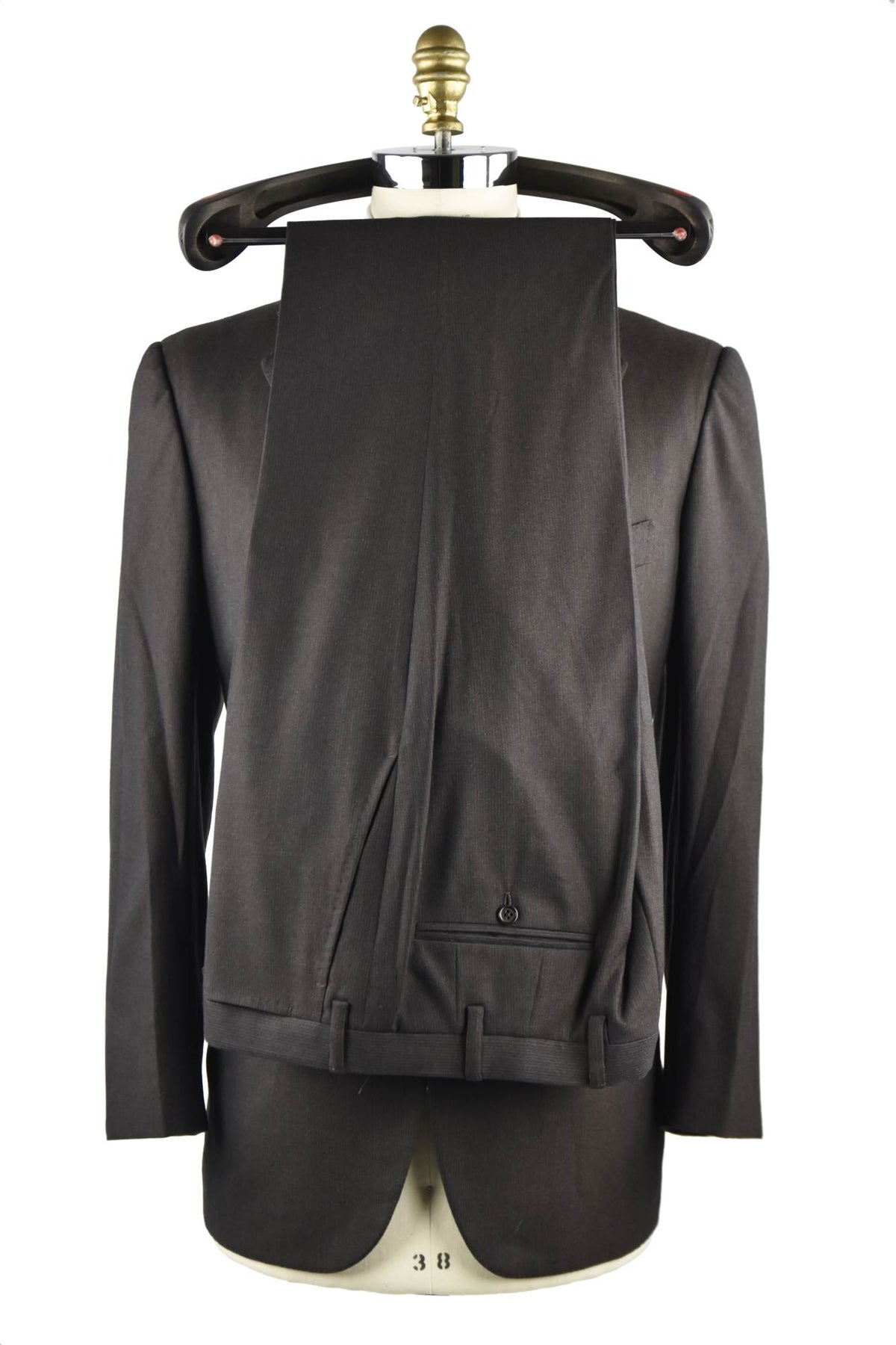 KITON Brown Wool 14 Micron Suit