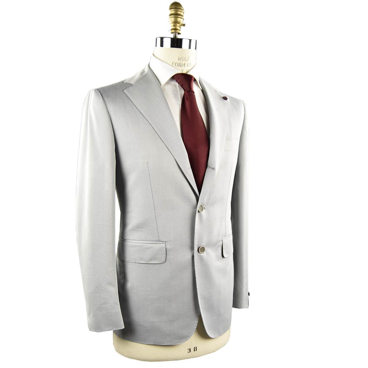 Sartoria Partenopea SARTORIA PARTENOPEA Gray Cotton Blazer Gray 001