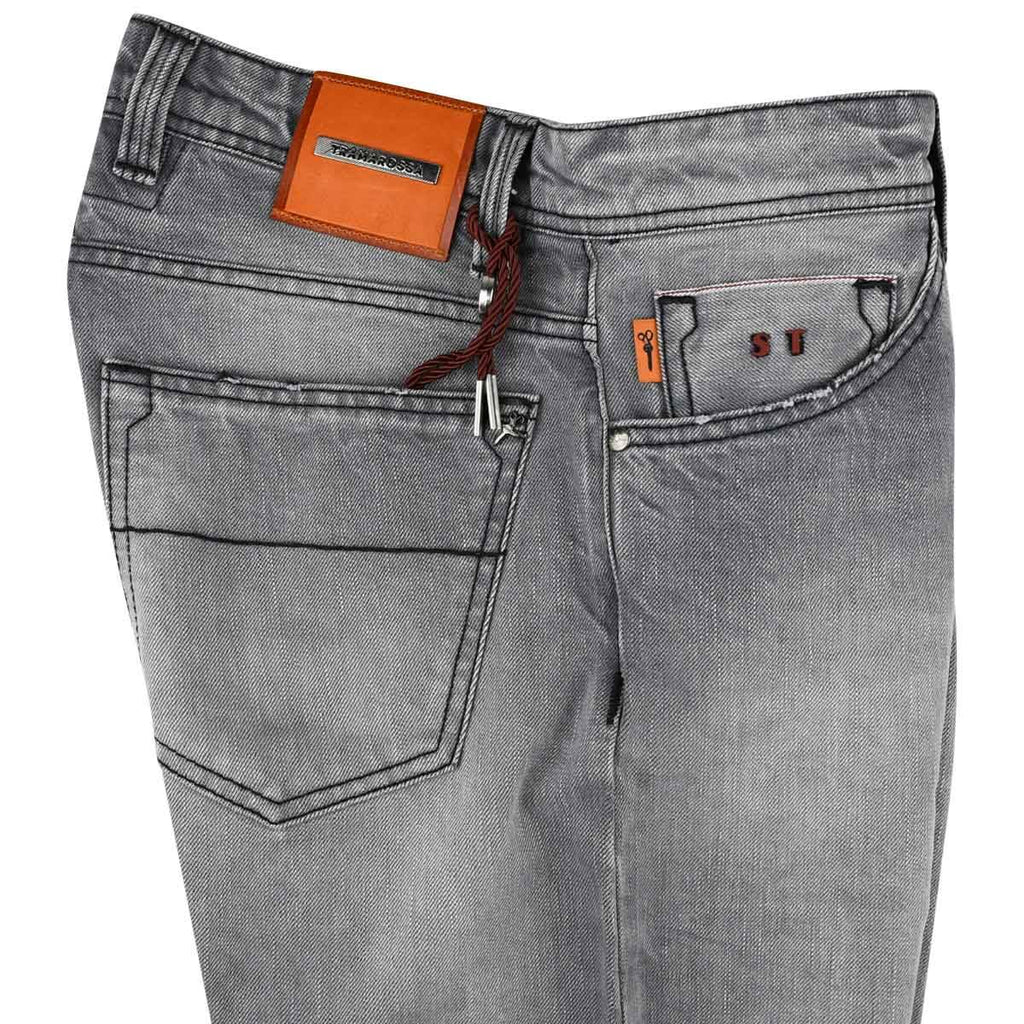Tramarossa Gray Cotton Jeans