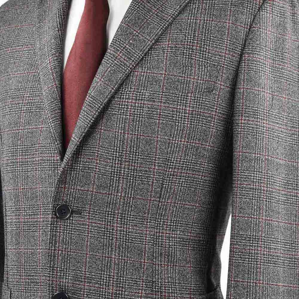 LUIGI BORRELLI Multicolor Virgin Wool Suit A-Procida-I