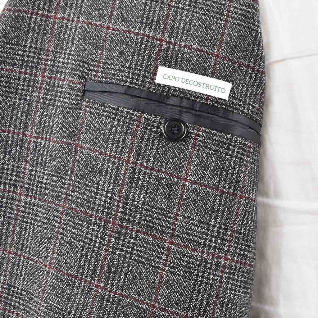 LUIGI BORRELLI Multicolor Virgin Wool Suit A-Procida-I