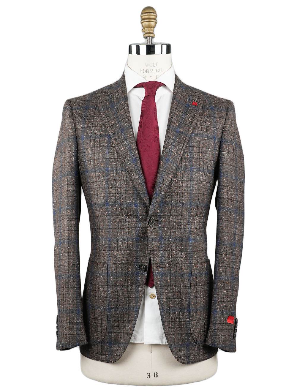 Isaia Isaia Multicolor Wool Pa Silk Linen Blazer Multicolor 000