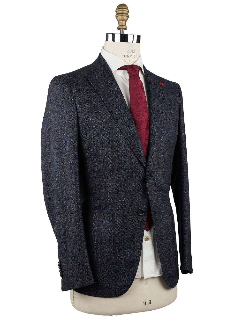 Isaia Isaia Multicolor Wool Silk Cashmere Blazer Multicolor 001
