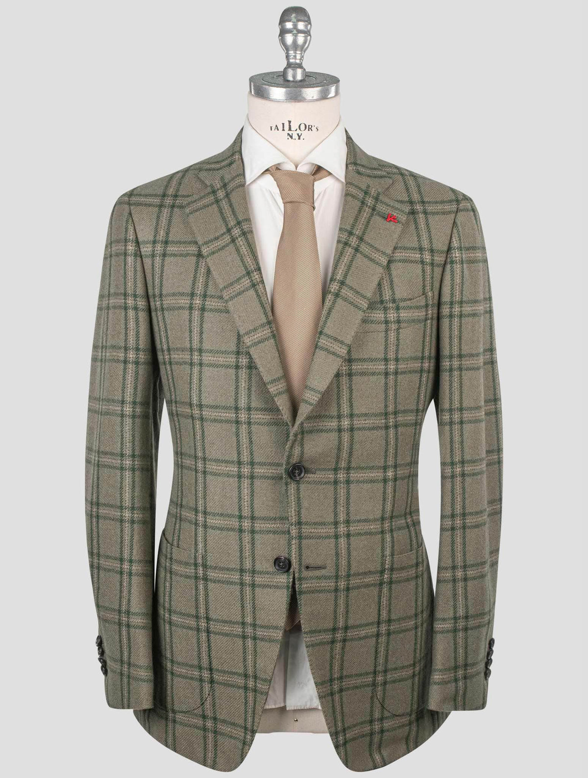 Isaia Isaia Green Cashmere Blazer Green 000