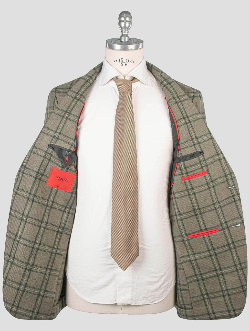 Isaia Green Cashmere Blazer
