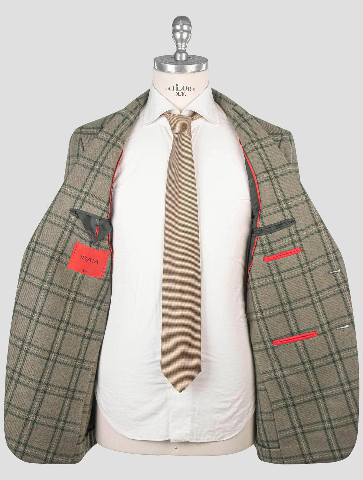 Isaia Green Cashmere Blazer
