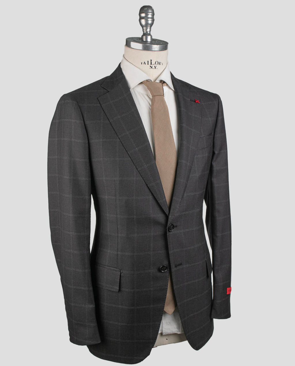 Isaia Isaia Gray Wool Suit Gray 001