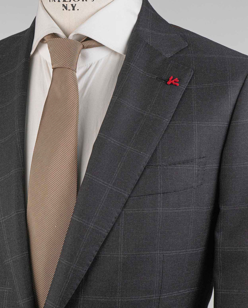 Isaia Gray Wool Suit