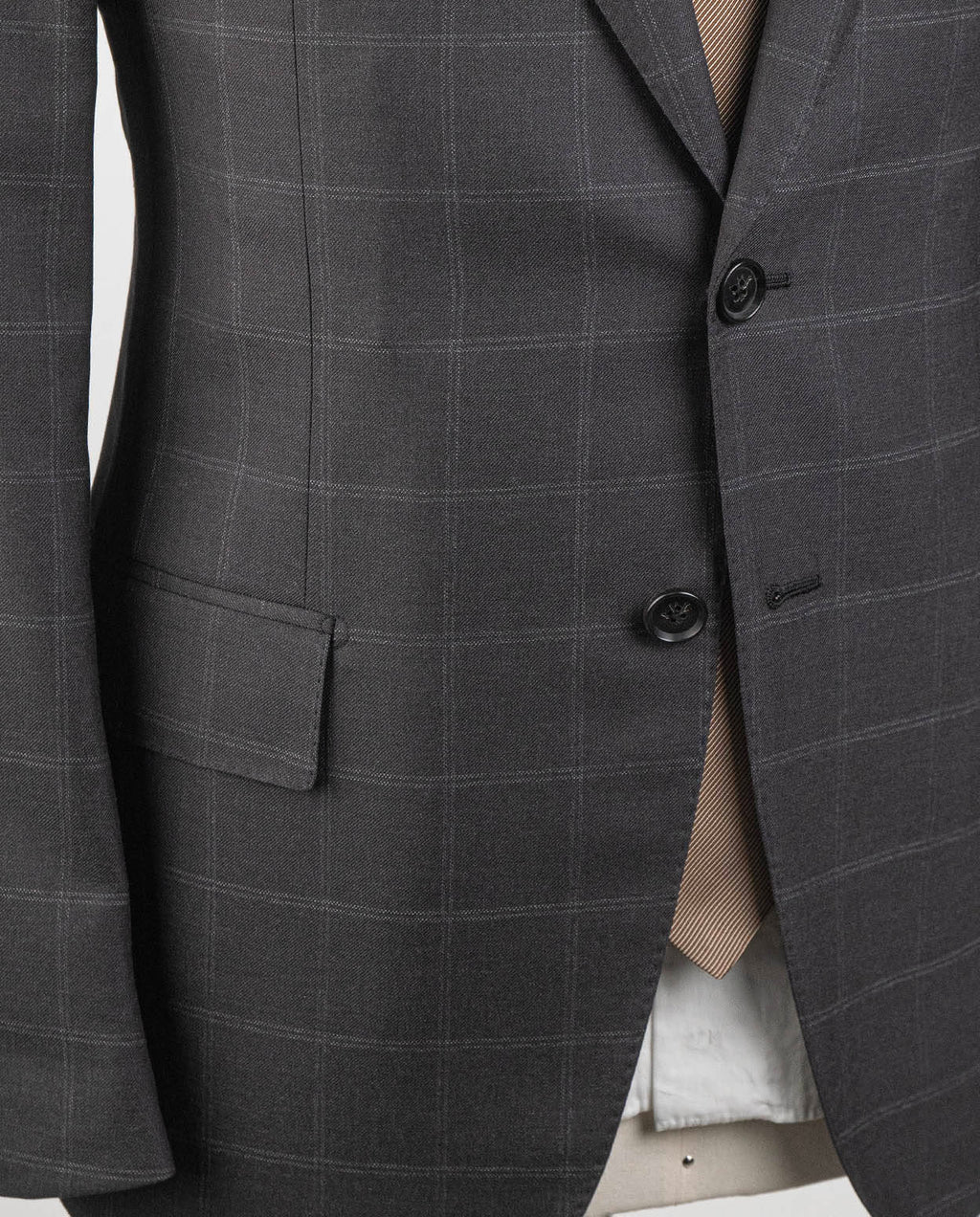 Isaia Gray Wool Suit