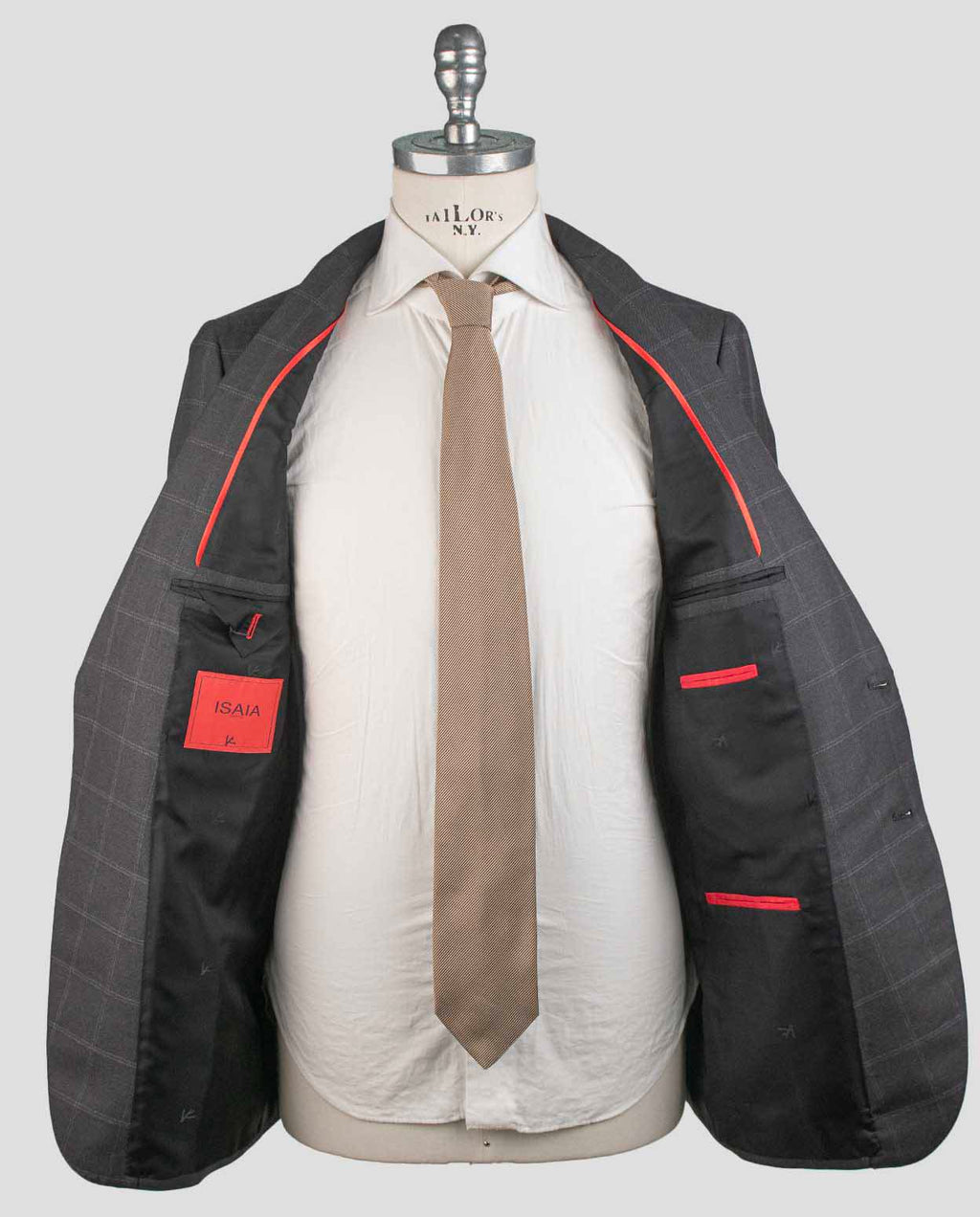 Isaia Gray Wool Suit